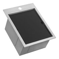 Ruvati RVQ5210 Merino 15" x 20" Stainless Steel Outdoor Drop-In Workstation Sink