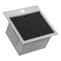 Ruvati RVQ5215 Merino 15" x 15" Stainless Steel Outdoor Drop-In Workstation Sink