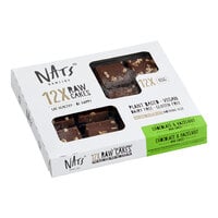 Nats Rawline Plant-Based Vegan Chocolate and Hazelnut Raw Cake Square 2.3 oz. - 12/Case