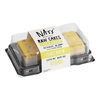 Nats Rawline Plant-Based Vegan Lime and Mango Raw Cake Square Duo Pack (4.6 oz.) - 12/Case