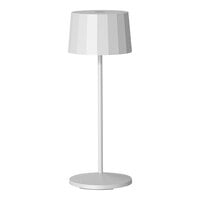 Lampa Octa 11 1/4" White Rechargeable Table Lamp