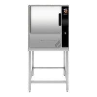 Groen GSSP-BL-3GS SmartSteam Pro 3-Pan Stainless Steel Stand-Mounted Boilerless Gas Steamer - 54,000 BTU