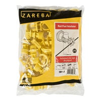 Zareba Yellow Screw-On Rod Post Insulator IRY-Z - 25/Pack