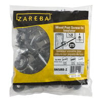 Zareba Black Ring Screw-In Wood Post Insulator IWSIRB-Z - 25/Pack