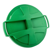 Libman 1575 32 Gallon Green Rounded Trash Can Lid