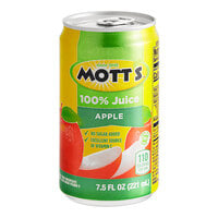 Mott's Apple Juice 7.5 fl. oz. - 24/Case