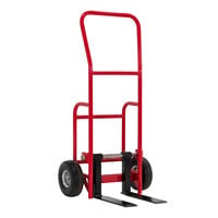Valley Craft 800 lb. Steel Multi-Use Hand Truck with Flat Forks and Never-Flat Wheels F85882A3FF