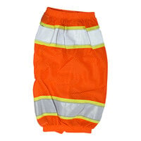 Cordova Class E Hi-Vis Orange Mesh Leg Gaiters with Two-Tone Reflective Tape