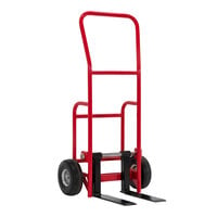 Valley Craft 800 lb. Steel Multi-Use Hand Truck with Flat Forks and Molded-On Rubber Wheels F86182A4FF