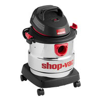 Shop-Vac 5989305 5 Gallon 4 1/2 Peak HP Stainless Steel Wet / Dry Vacuum with Tool Kit