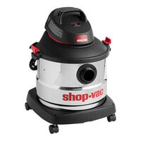 Shop-Vac 5989405 8 Gallon 6 Peak HP Stainless Steel Wet / Dry Vacuum with Tool Kit