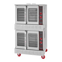 American Range MSD-2HE Majestic Double Deck Liquid Propane Convection Oven - 120,000 BTU