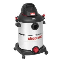 Shop-Vac 5989505 12 Gallon 5 1/2 Peak HP SVX2 Stainless Steel Wet / Dry Vacuum with Tool Kit