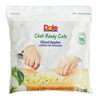 Dole Chef-Ready Cuts IQF Diced Apples 5 lb. - 2/Case