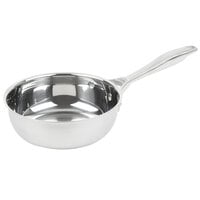 Vollrath 47791 Intrigue 2 Qt. Stainless Steel Saucier Pan with Aluminum-Clad Bottom