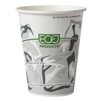 Eco-Products GreenStripe 12 oz. PLA Compostable Paper Cold Cup - 1000/Case