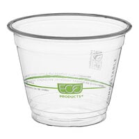 Eco-Products GreenStripe 9 oz. PLA Compostable Plastic Cold Cup - 1,000/Case