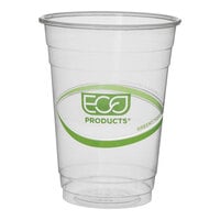 Eco-Products GreenStripe 16 oz. PLA Compostable Plastic Cold Cup - 1000/Case