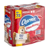 Charmin Ultra Strong 4"x4" 2-Ply 242 Sheet Toilet Paper Mega Roll - 18/Pack