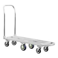 New Age 54" x 16" x 41" Aluminum Low Boy Platform Truck with 6 Casters 1183