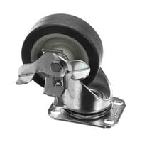Giles 40700 5" Swivel Plate Caster with Brake for GBF and WOG Series
