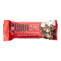 FULFIL Chocolate Peanut Butter Vitamin and Protein Bar 1.41 oz. - 12/Box