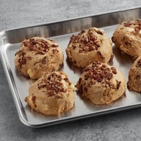 David's Cookies Preformed Decadent Pumpkin White Chocolate Pecan Cookie Dough 4.5 oz. - 80/Case