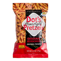 DOT'S HOMESTYLE PRETZELS Original Seasoned Pretzel Twists 2.5 oz. - 12/Case