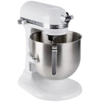 KitchenAid KSMC8QBOWL 8 Qt. NSF Stainless Steel Mixing Bowl with J Handle Commercial Stand Mixers