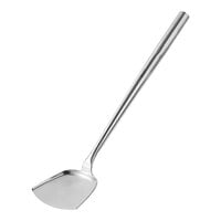 Town 4 1/4" x 4" Medium Stainless Steel Wok Spatula with 14 1/4" Handle 33975