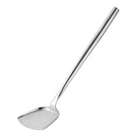 Town 4 3/4" x 4 1/4" Large Stainless Steel Wok Spatula with 15 1/4" Handle 33974