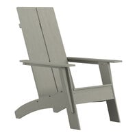 Flash Furniture Sawyer Gray Faux Wood Adirondack Chair