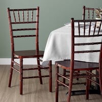 Lancaster Table & Seating Mahogany Wood Chiavari Chair