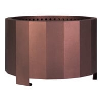 Flash Furniture Titus 27" Bronze Steel Portable Smokeless Fire Pit with Waterproof Cover