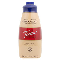 Torani 64 fl. oz. Sugar-Free White Chocolate Flavoring Sauce