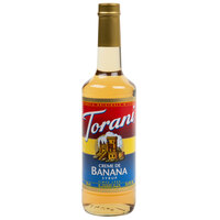 Torani 750 mL Creme de Banana Flavoring / Fruit Syrup