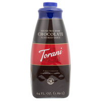Torani 64 fl. oz. Sugar-Free Dark Chocolate Flavoring Sauce