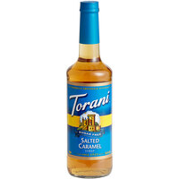 Torani 750 mL Sugar Free Salted Caramel Flavoring Syrup
