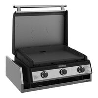 Blackstone 6029 28" Drop-In Liquid Propane Outdoor Kitchen Griddle with Hood and Insulating Jacket