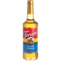 Torani Classic Caramel Flavoring Syrup 750 mL Glass Bottle