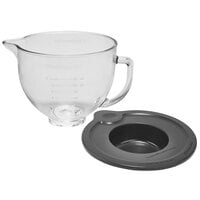 KitchenAid KSM5GB 5 Qt. Glass Mixing Bowl with Handle and Lid for Stand Mixers