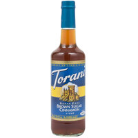 Torani 750 mL Sugar Free Brown Sugar Cinnamon Flavoring Syrup