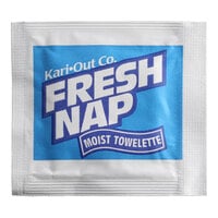 4" x 6" Lemon Scented Moist Towelette / Wet Nap Hand Wipe - 1,000/Case