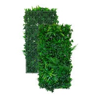 NatraHedge 1200 Series 20" x 40" Artificial Rainforest Living Wall Panel - 5/Case