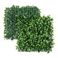 NatraHedge 1200 Series 20" x 20" Artificial Ligustrum Ficus Wall Panel - 12/Case