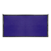 FenceScreen 750 Series 8' x 50' Navy Blue Polypropylene Privacy Fence Screen 750-50-78NB