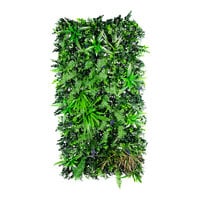 NatraHedge 1200 Series 20 inch x 40 inch Artificial Kauai Living Wall Panel - 5/Case