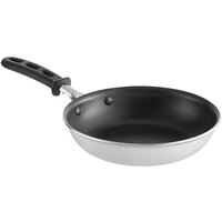 Vollrath 67928 Wear-Ever 8 inch Aluminum Non-Stick Fry Pan with CeramiGuard II Coating and Black TriVent Silicone Handle