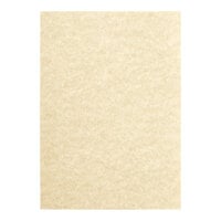 Choice 5" x 7" Heavy Weight 65 lb. Beige Menu Paper - 100/Pack