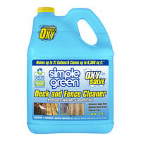 Simple Green Oxy Solve 2310000418231 1 Gallon Concentrated Pressure Washer Deck and Fence Cleaner - 4/Case